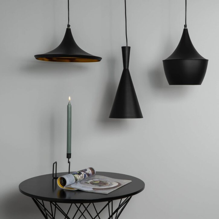 Zwarte hang verlichting van QUVIO