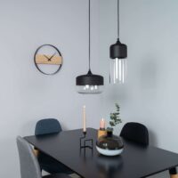 Retro verlichting in de woonkamer