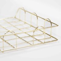 Goud stalen organizer