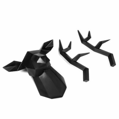 Kunststof hertenkop met wandbevesteging