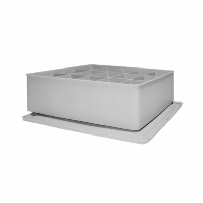 QUVIO grijze organizer voor in de kast