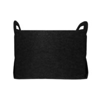 Rechthoekige opbergbak zwart