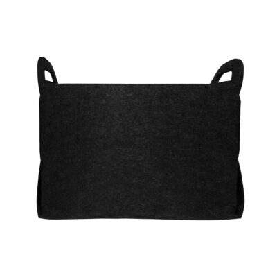 Rechthoekige opbergbak zwart