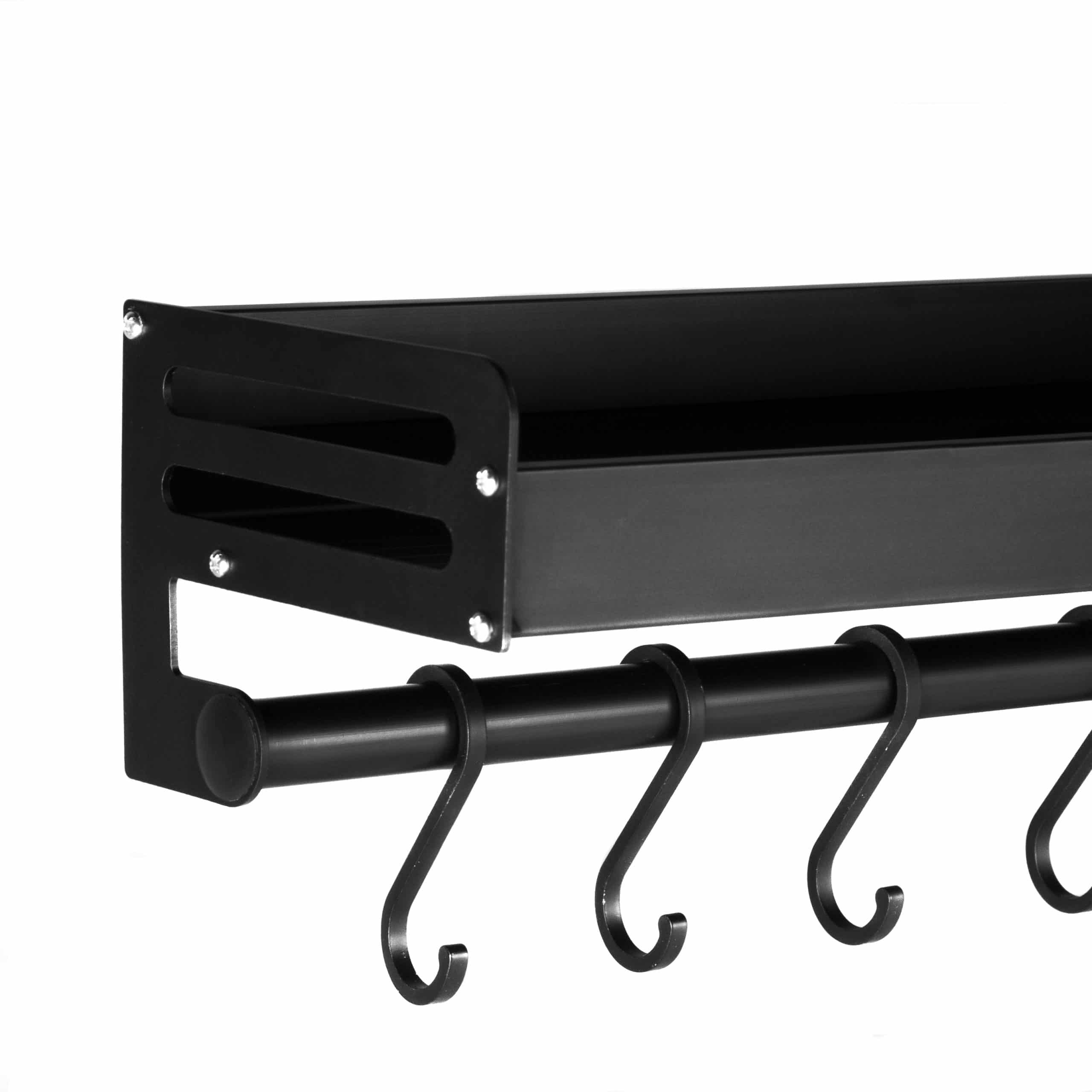 Aluminium kruidenrek met 10 haken