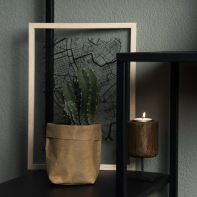 plantenzak bruin van kraftpapier
