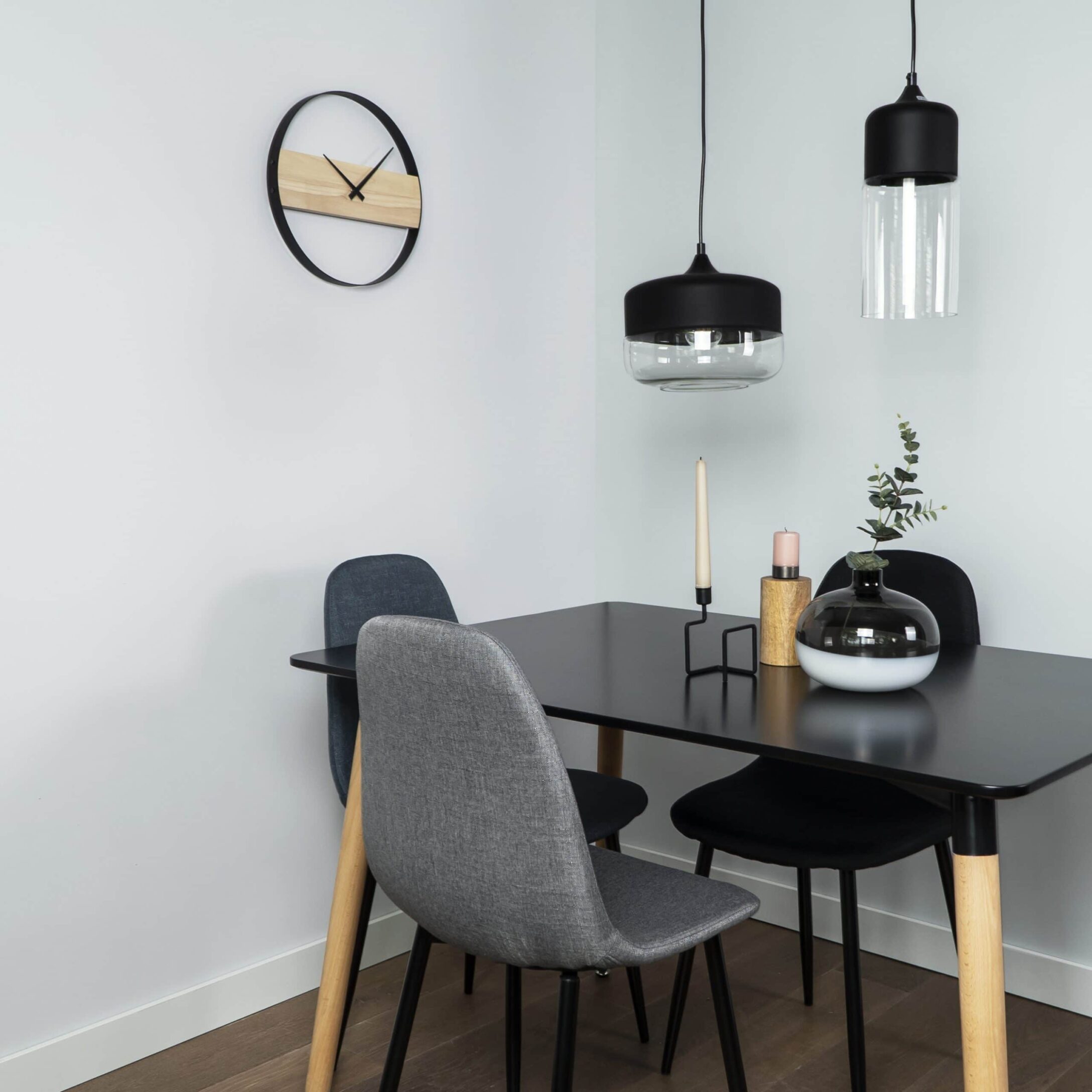 Wandklok licht hout ø 60 cm CABORCA