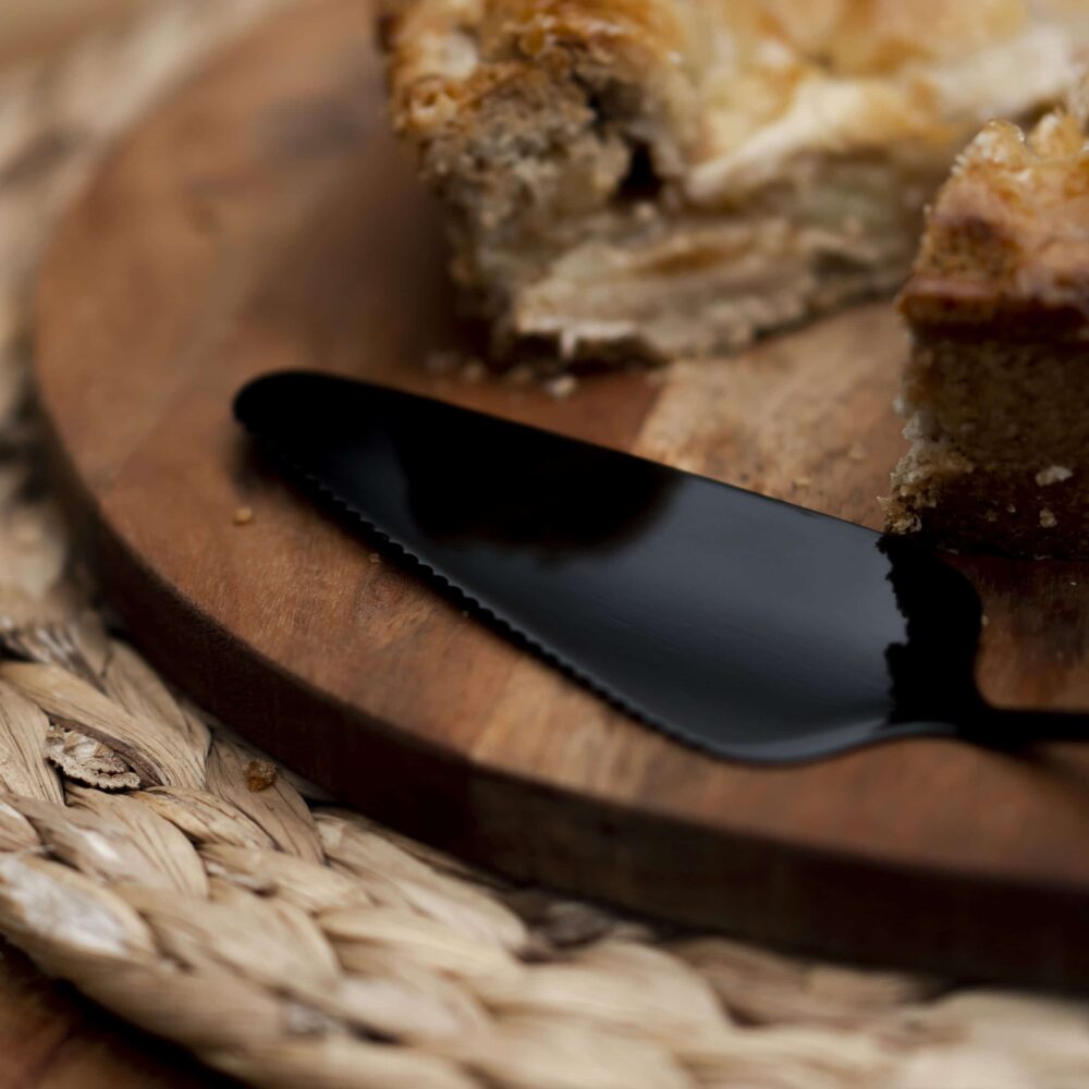 Een taart schep die ook te gebruiken is al taart snijder