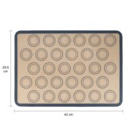 Afmetingen siliconen mat voor in de oven met cirkels