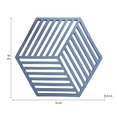 Onderzetter van 16 x 14 cm