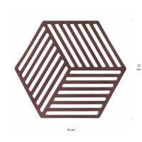 Afmetingen van de kleine hexagon pannenonderzetter