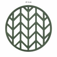 diameter van de pannenonderzetter met pijlenpatroon