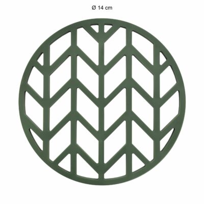 diameter van de pannenonderzetter met pijlenpatroon