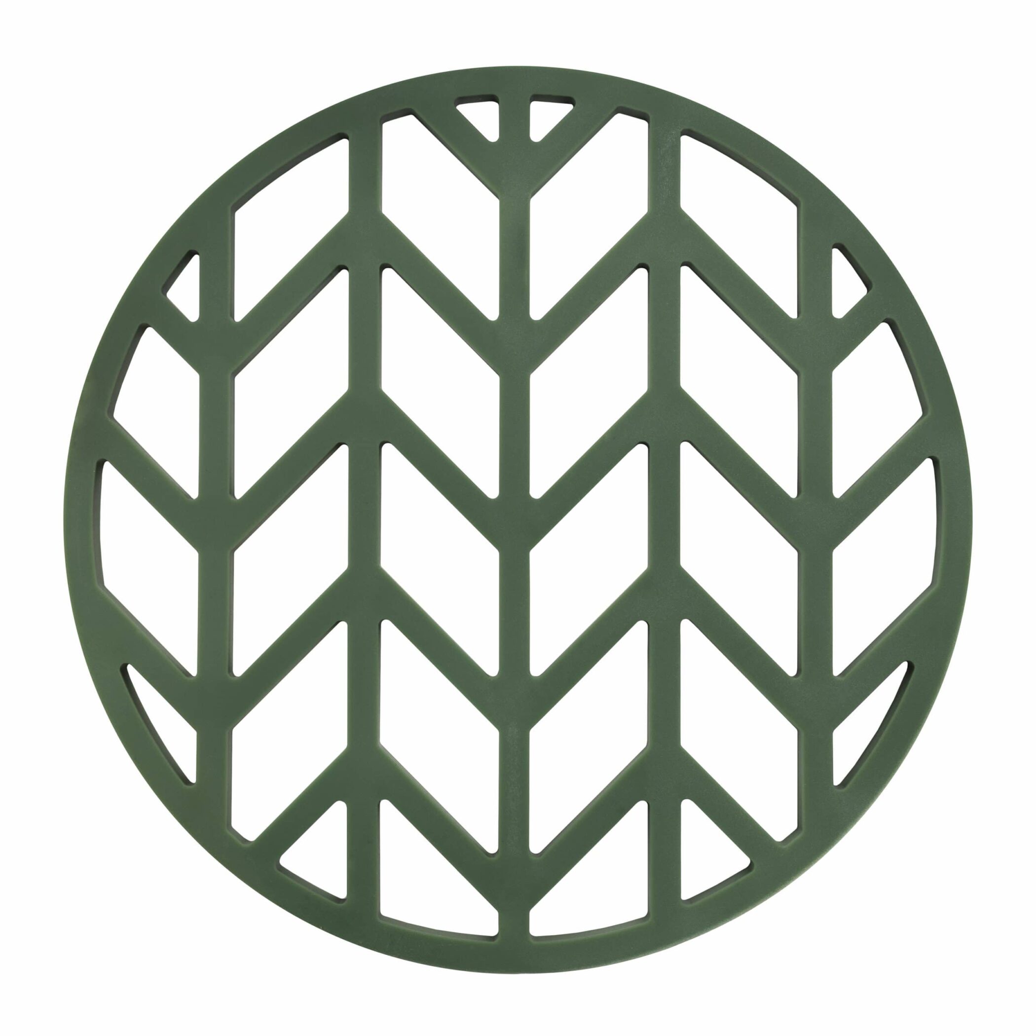 Krumble Pannenonderzetter - Pijlen - Diameter 14 cm - Groen