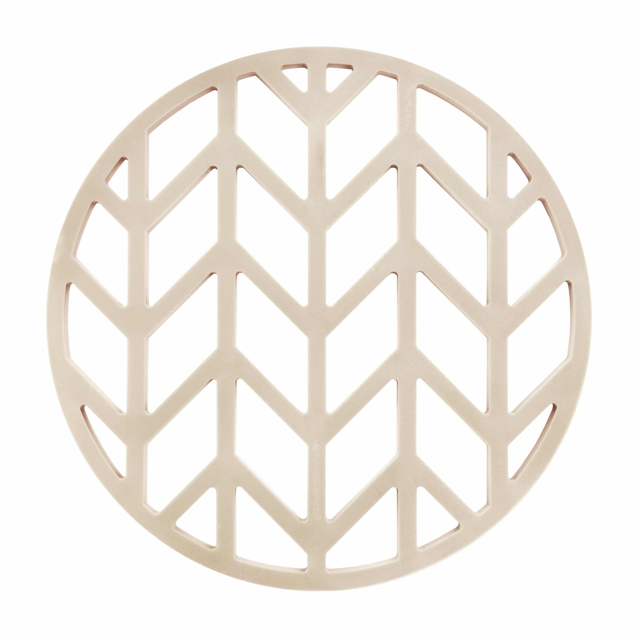 Krumble Pannenonderzetter - Pijlen - Diameter 14 cm - Beige