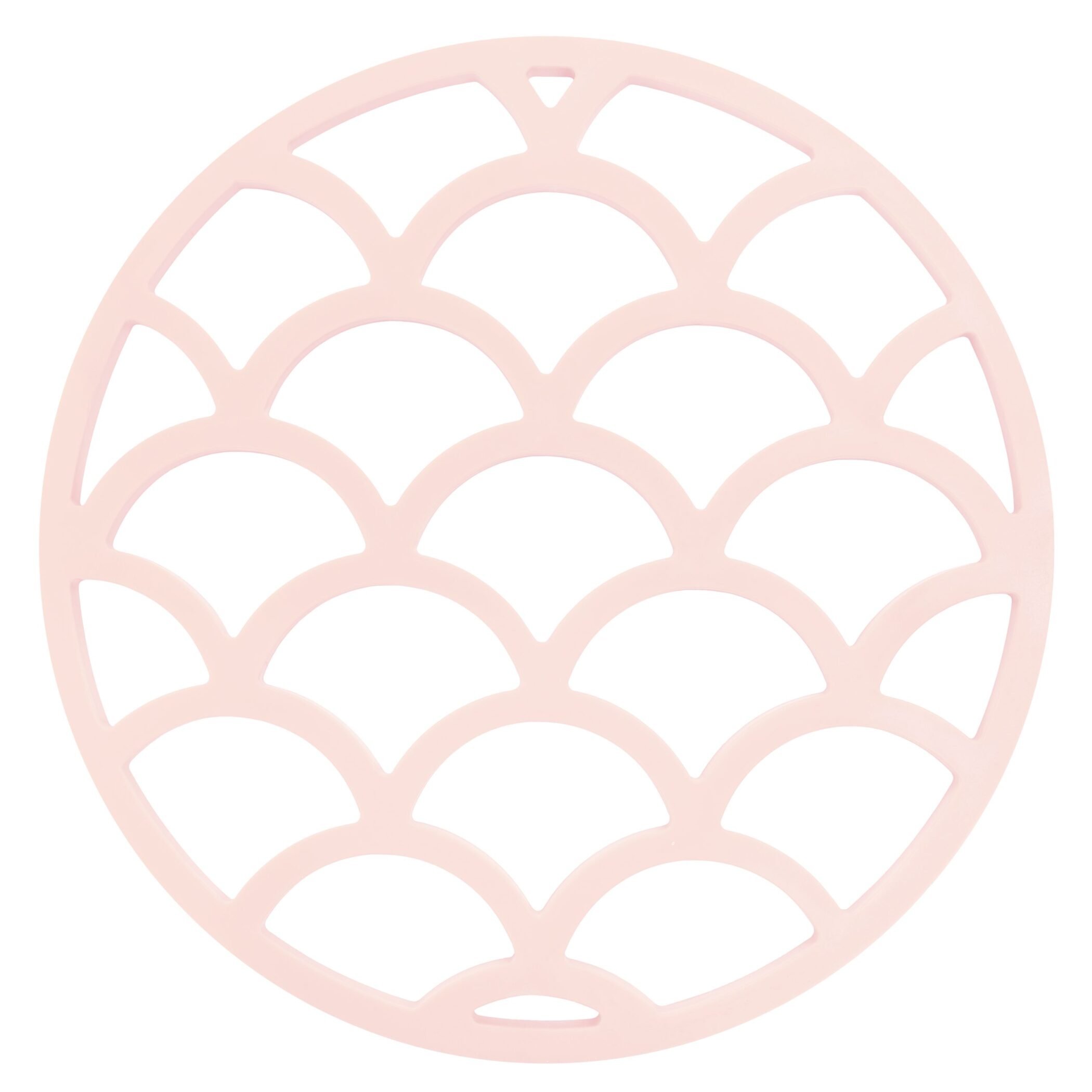 Krumble Pannenonderzetter - Schubben - Diameter 14 cm - Roze