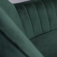 eetkamerstoel fluweel donkergroen