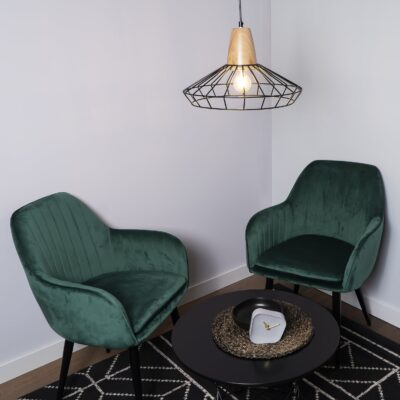 Staand klokje in het grijs