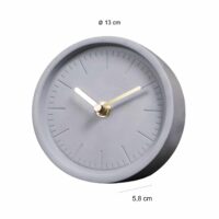 Klein grijs klokje voor op je nachtkast