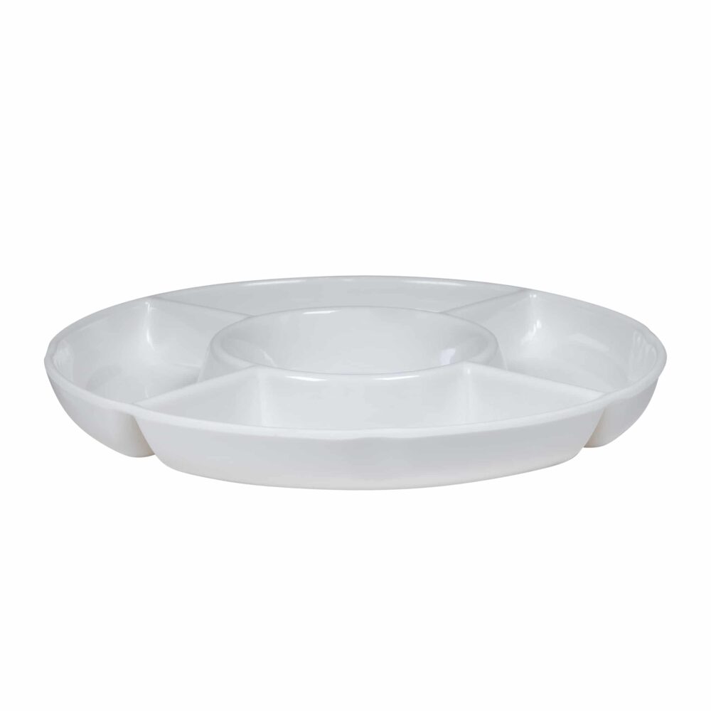 Tapasbord met 5 vakken