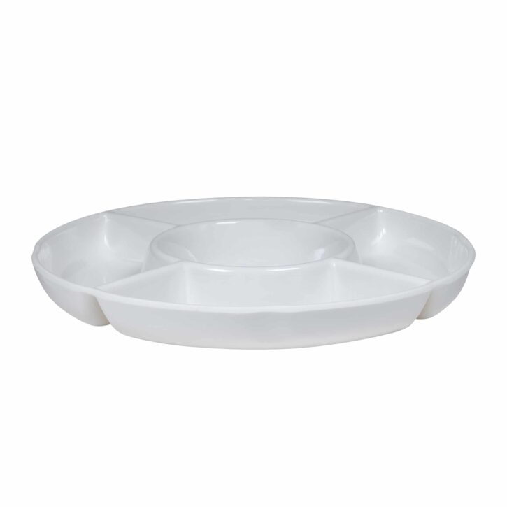 Tapasbord met 5 vakken