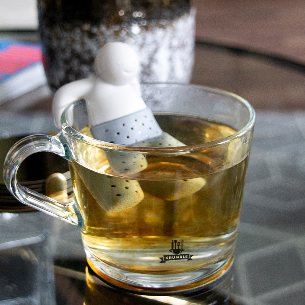 theezeef mannetje voor in theeglas