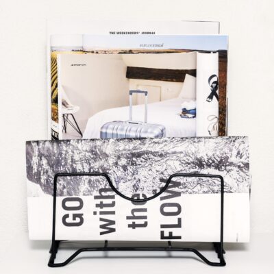 QUVIO tijdschriftenhouder van staal