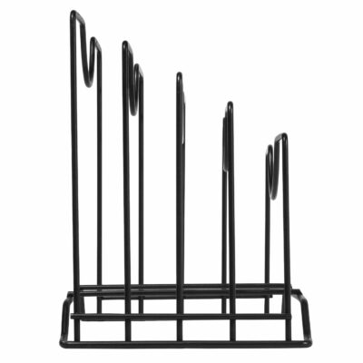 Zwart stalen houder voor tijdschriften