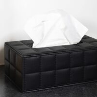 Tissuedoos van PU leer