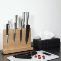 Zwart moderne tissuedoos