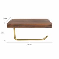 Afmetingen van de wc rol houder