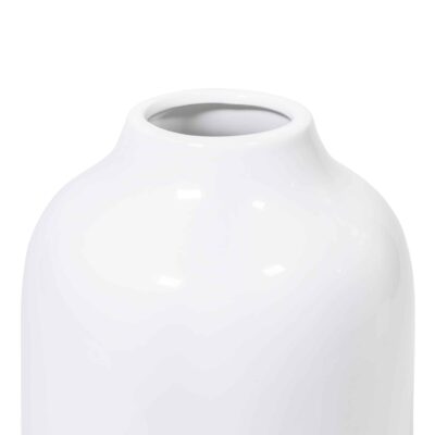 Keramieken vaas met witte kop