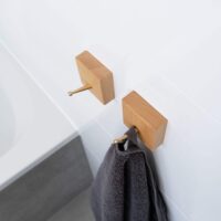 Wandhaakjes voor het ophangen van handdoeken