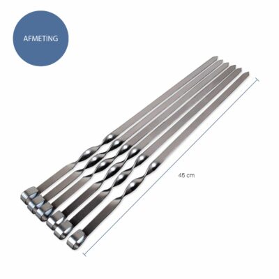 barbecue spiezen van RVS