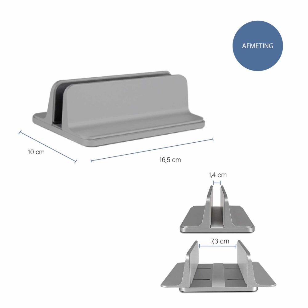 laptophouder voor verschillende diktes van laptops