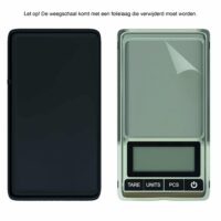 Bescherm folie klein weegschaaltje 0,01 tot 200 gram