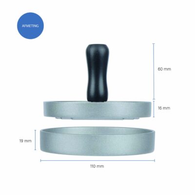 afmetingen van de hamburgerpers