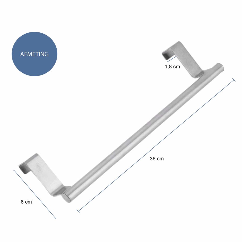 Formaat rvs handdoekenhouder