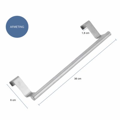 Formaat rvs handdoekenhouder