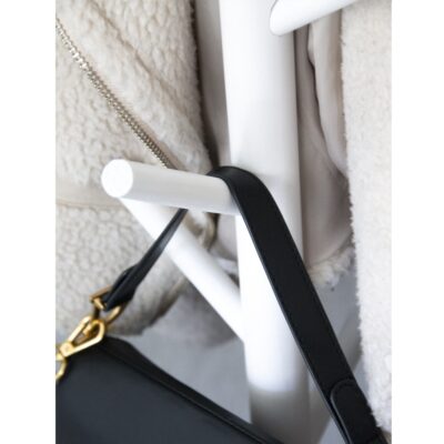 witte vrijstaande kapstok