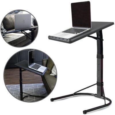 verstelbare laptoptafel grijs