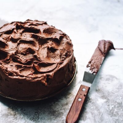 Paletmessen voor het glaceren van taarten