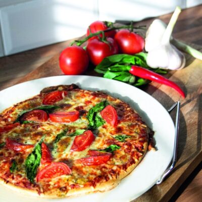 pizzasteen voor bbq of oven met een diameter van 30.5 cm