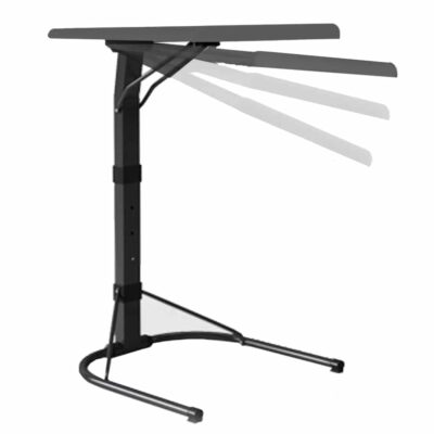 Verstelbaar grijze tafel voor bij de bank