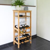 Opvallend decoratieve wijnhouder